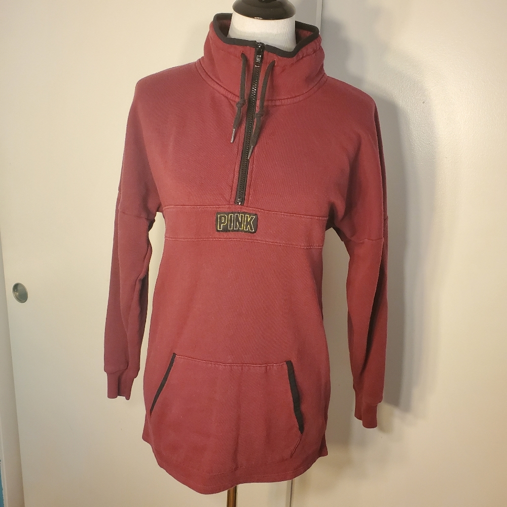 PINK maroon Sweatshirt